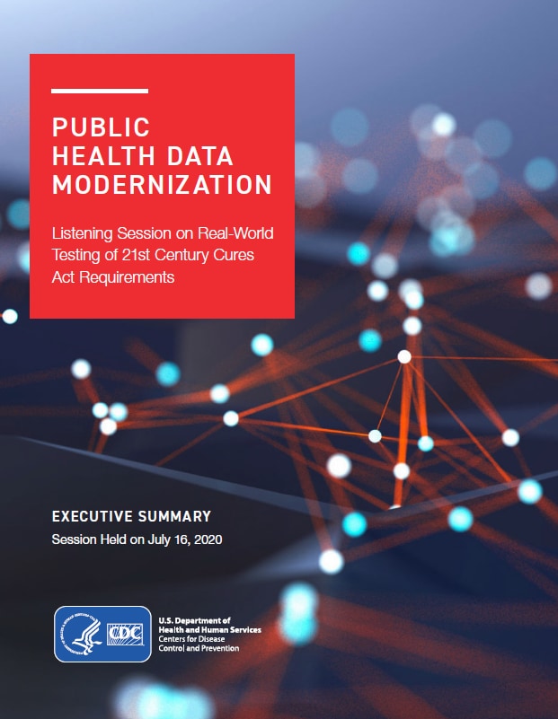 ex-summary-2020 Public Health Data Modernization Executive Summary 2020 cover