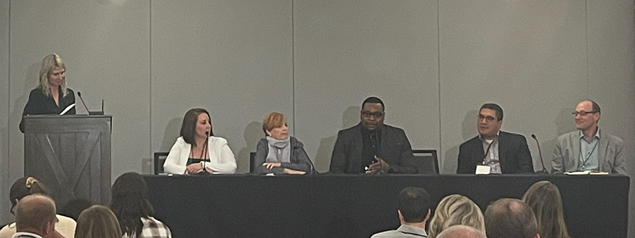 Panel at the Utah Health Data Innovation Summit During panels, expertise from CDC, Utah, and industry partners sparked lively conversation and idea sharing.