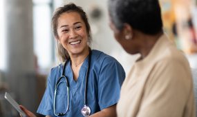 doctors talking