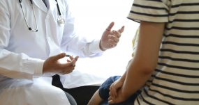 talking with doctor