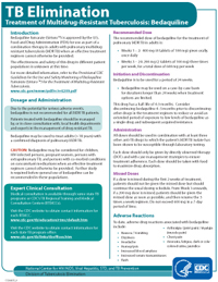 Multidrug-Resistant Tuberculosis (Bedaquiline)
