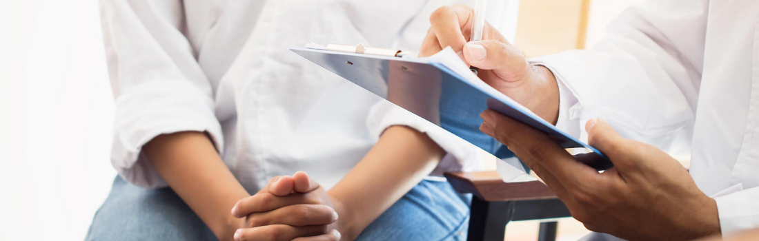 Doctor checking patient