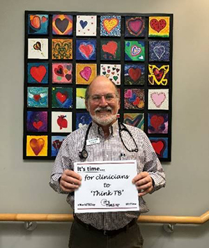 GregStern Photo Caption: Dr. Greg Stern urges clinicians to “Think TB”.