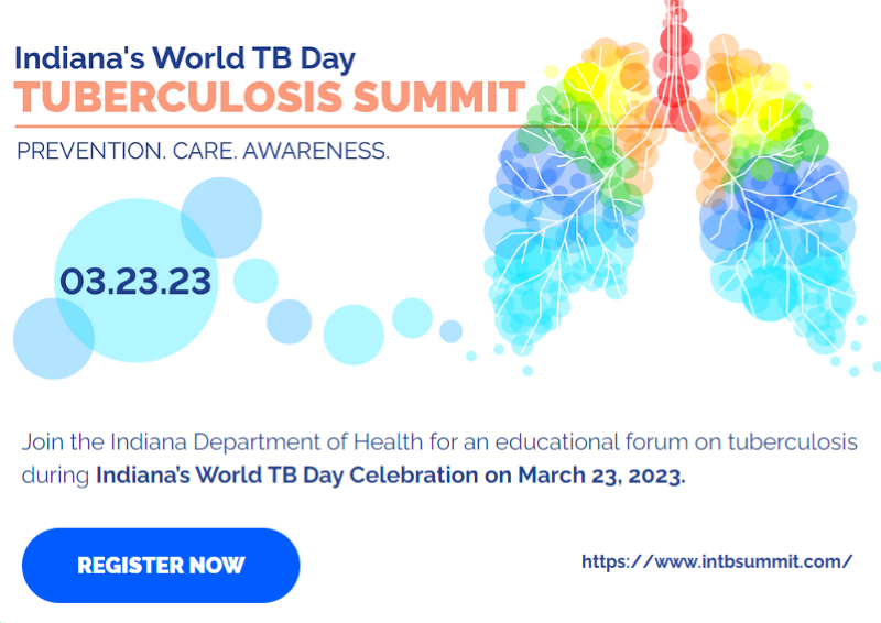 WTBD_2023_Summit_Register Indiana's World TB Day Tuberculosis Summit, March 23, 2023