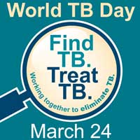 CDC World TB Day Web Graphic Aqua Background