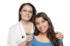 taq-tools-provider-teen portrait of a female healthcare provider and young female teen