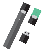 devices Image of a e-cigarette and a usb device.