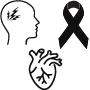 head heart ribbin