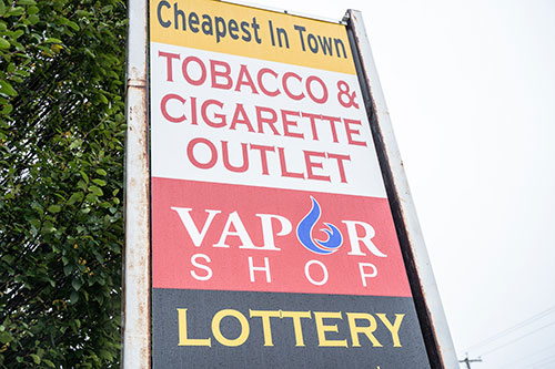vape shop sign