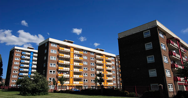 high rise apartment buildings