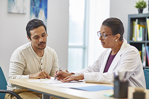 doctor-patient consultation