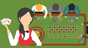 Father sitting with child writing