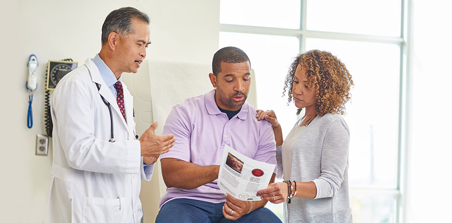 Doctor and patients