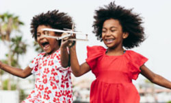 Two smiling children