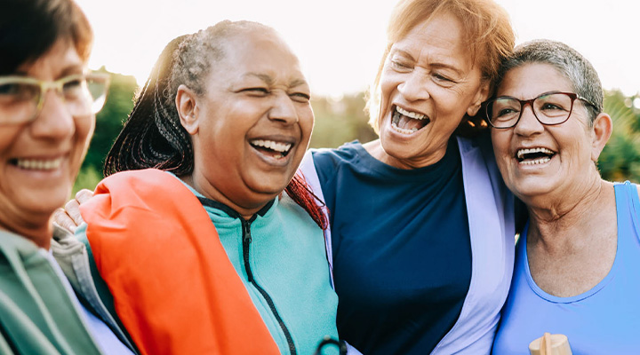 Group of diverse women
