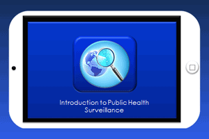 Surveillance - E-learning thumbnail Introduction to Public Health Surveillance e-learning graphic