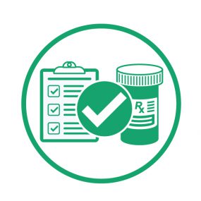 Pills Green Checklist and pills