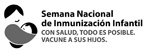 Black and white Spanish - National Infant Immunization Week