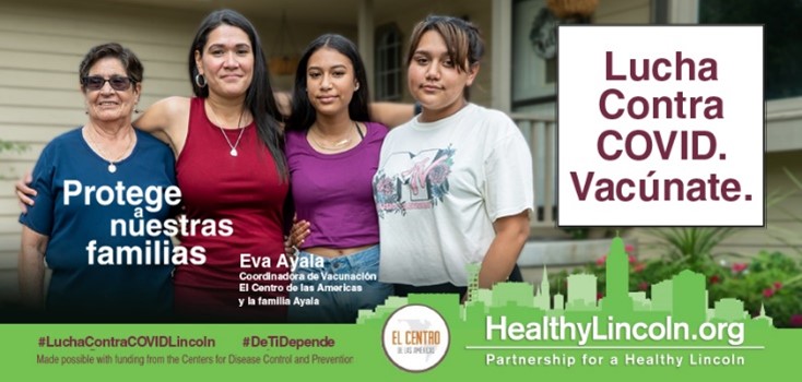 Promoting COVID-19 vaccination in Spanish.