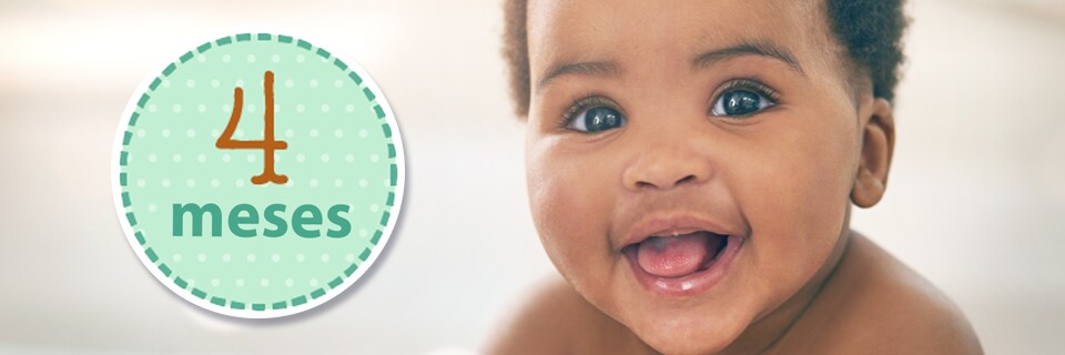 4-months-sp Imagen de un bebé sonriente.