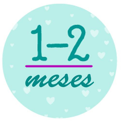 Calcomanía de 1 a 2 meses
