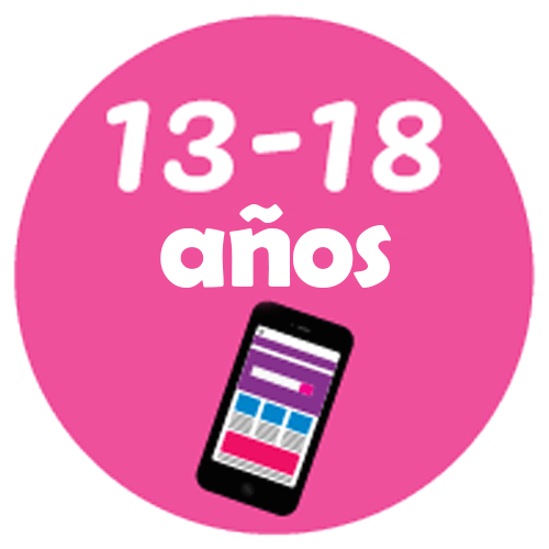 Calcomanía de 13 a 18 años
