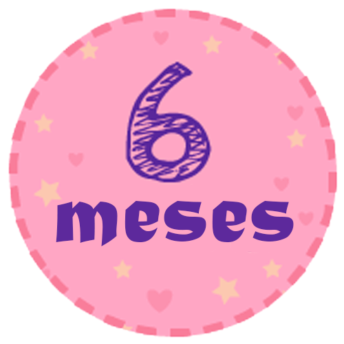Calcomanía de 6 meses