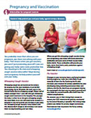 Fact sheet: Pregnancy and Vaccination Fact sheet: Pregnancy and Vaccination