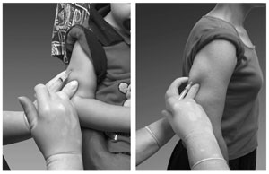 vac-admin-fig-03.jpg images of injection in arm of toddler and youth