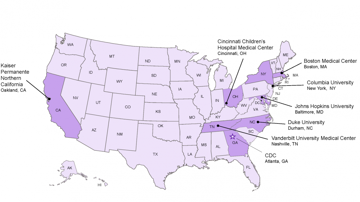 Current CISA Project Sites Current CISA Project Sites