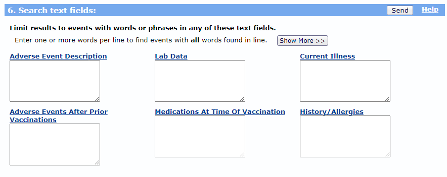 Step 6 - Search text 