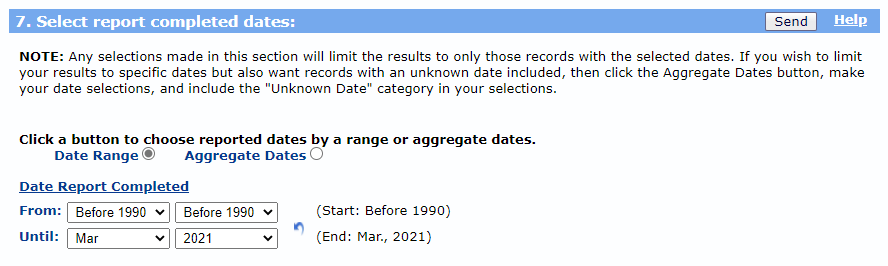 Step 7 - Report Completed Dates