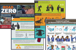 poster, factsheet, publication covers from the resource section of the website