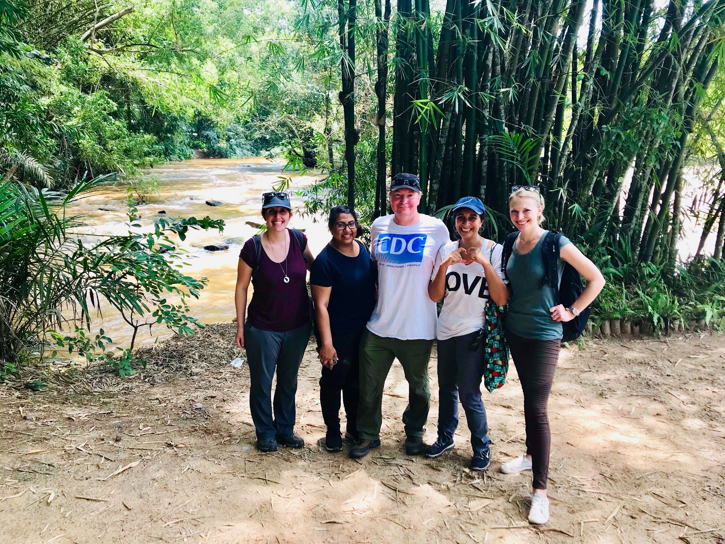 supporting-ministry-of-health Ebola team in Kinshasa, DRC - Fatima Ravat, Mary Claire Worrell, Ben Dahl, Pratima Raghunathan, Amanda MacGurn