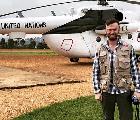 saindon-ebola-responder CDC’s John Saindon returns to Goma after a trip via UN helicopter to Butembo, in the eastern Democratic Republic of Congo