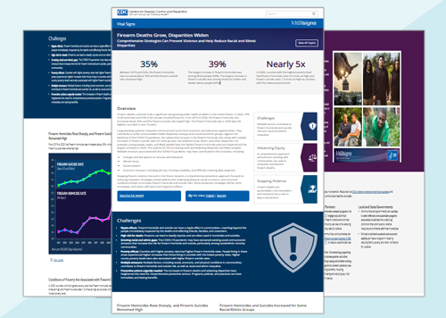 firearmVitalSigns Firearm Deaths Grow, Disparities Widen