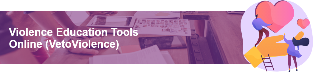 Violence Education Tools Online (VetoViolence) VETO Violence Banner