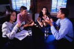 Group of co-workers in a business meeting