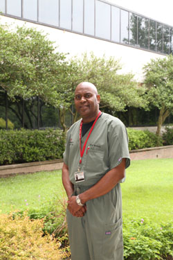 Photo of Fitz, who received life-saving health advice through a workplace wellness program.