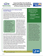 Improving Their Own Health to Better Serve Others at United Way of Pierce County: case study cover