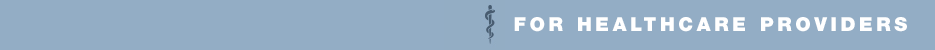 For Healthcare Providers Banner